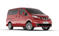 Front 3-Quarter View of New Nissan Evalia