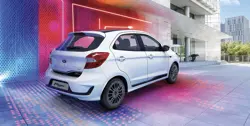 New Ford Figo Titanium Blu Rear 3-Quarter View