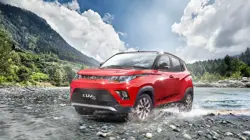 New Mahindra KUV100 NXT Front 3-Quarter View