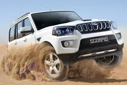 New Mahindra Scorpio Action Shot