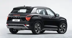 New Hyundai Creta SUV Rear 3-Quarter View