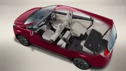 New Mahindra Marazzo with Rear Seats Folded