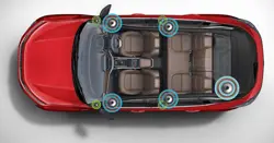 New Tata Harrier JBL Speakers