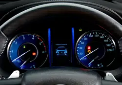 New Toyota Fortuner Instrument Cluster