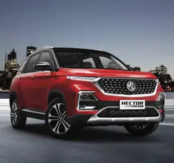 New MG Hector Front 3-Quarter View
