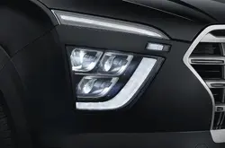 New Hyundai Creta Knight Edition Headlamps