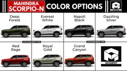 New Mahindra Scorpio-N Colour Options