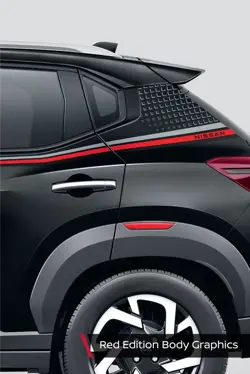 Nissan Magnite Red Edition Body Graphics