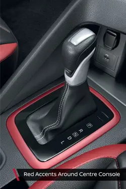 Nissan Magnite Red Edition Red Accents Around Centre Console
