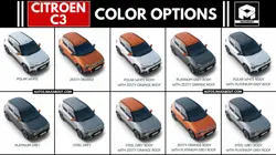 New Citroen C3 Colour Options