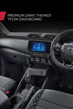 Nissan Magnite Kuro Edition Premium Dark Themed Dashboard