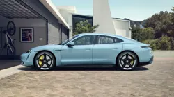 Porsche Taycan Turbo S Side View