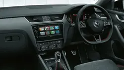 Skoda Octavia RS 245 Steering & Infotainment System