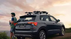 Skoda Kushaq Matte Edition Rear 3-Quarter View