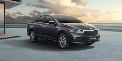 Skoda Slavia Matte Edition Front 3-Quarter View