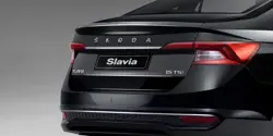 Skoda Slavia Elegance Edition Rear Closeup Shot