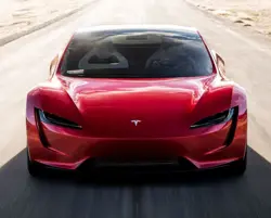Tesla Roadster Front View