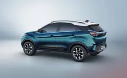 Tata Nexon EV Prime Rear 3-Quarter View