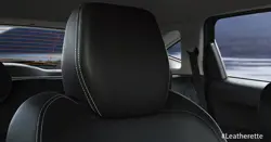 Tata Harrier Dark Edition Blackstone Leather Upholstery