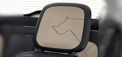 Tata Nexon Kaziranga Rhino Mascot on Headrest