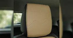 Tata Punch Kaziranga Rhino Mascot on Headrest