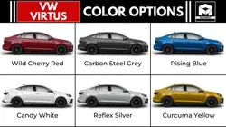 Volkswagen Virtus Colour Options
