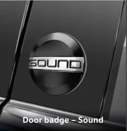 Volkswagen Taigun Sound Edition Door Badge