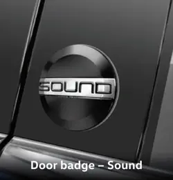 Volkswagen Virtus Sound Edition Door Badge