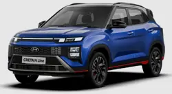 Hyundai Creta N Line Dual Tone Front 3-Quarter View