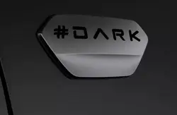 Tata Safari Dark Edition Invincible Dark Badge