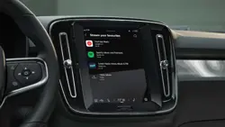 Volvo XC40 Recharge Infotainment System