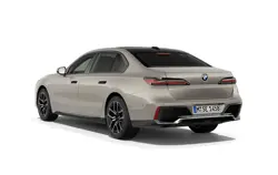 BMW 7 Series 740d M Sport Rear 3-Quarter View