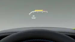 BMW M4 Competition M xDrive Heads-Up Display