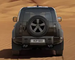 Land Rover Defender 110 Carpathian Rear View