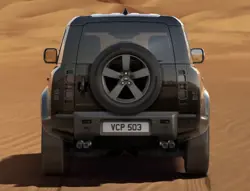 Land Rover Defender 110 V8 Rear View