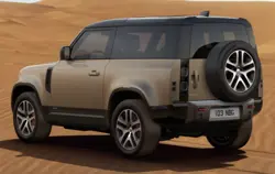 Land Rover Defender 90 X Rear 3-Quarter View