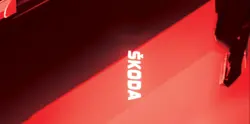 Skoda Slavia Style Edition Puddle Lamp with Skoda Logo Projection