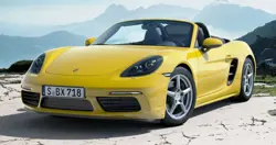 Porsche 718 Boxster Front 3-Quarter View