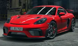 Porsche 718 Cayman GT4 RS Front 3-Quarter View