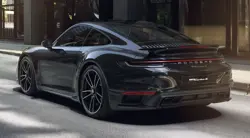 Porsche 911 Turbo S Rear 3-Quarter View