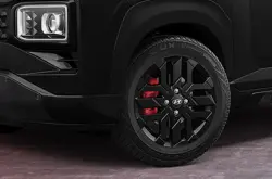 Hyundai Exter Knight Red Front Brake Calipers