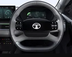 Tata Curvv EV Smart Digital Steering Wheel