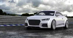 Audi TT QuattroFront 3-Quarter View