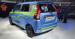 Maruti Wagon R Flex Fuel Rear 3-Quarter View
