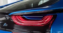 New BMW i8 Close-up Tail Light