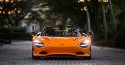 New McLaren 750S Spider Front View