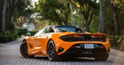 New McLaren 750S Spider Rear 3-Quarter View