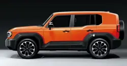 New Toyota Land Cruiser Mini Side View