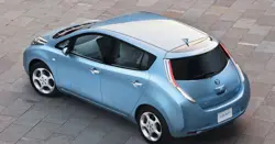 Nissan Leaf Rear 3-Quarter View