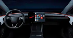 Tesla Model 2 Dashboard View